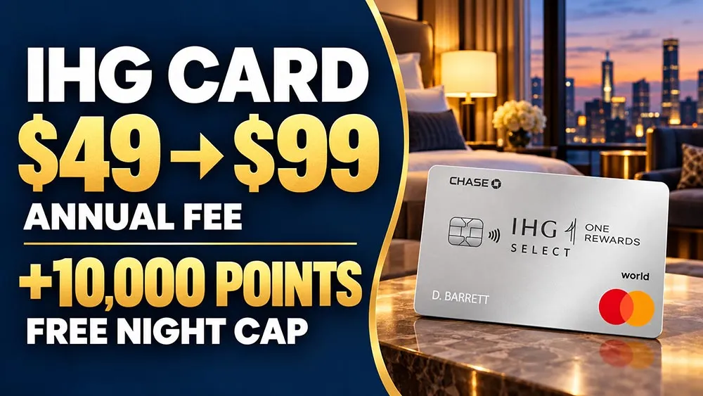 Your $49 IHG Card Is Becoming a $99 Card. The Free Night Gets 10,000 Points Bigger.