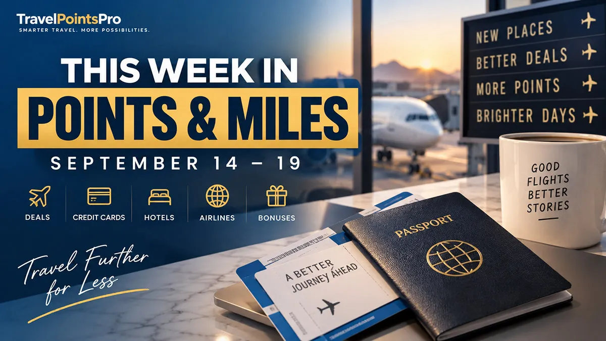 This Week in Points & Miles: September 14–19