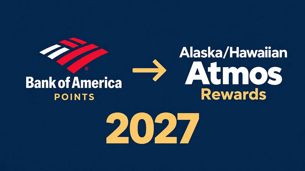 Bank of America Points Will Turn Into Alaska Atmos Miles in 2027