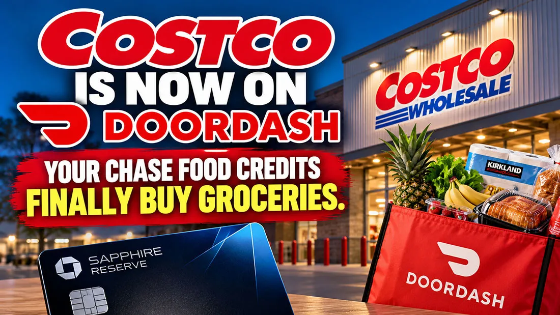 Costco Is Now on DoorDash. Your Chase Food Credits Finally Buy Groceries.