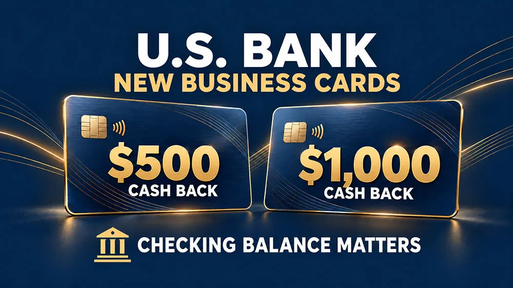 U.S. Bank's New Business Cards Pay $500 and $1,000. The Catch Is Your Checking Balance.