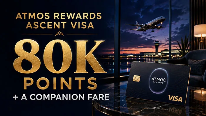 Alaska Atmos Rewards Ascent Visa: 80K Points + a Companion Fare - Worth It?