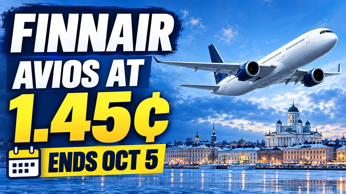 Finnair Is Selling Avios at 1.45 Cents Until October 5. Here Is When That Is Worth Paying.