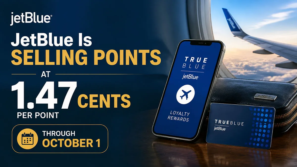 JetBlue Is Selling Points at 1.47 Cents Through October 1. Here's When That's Worth It.