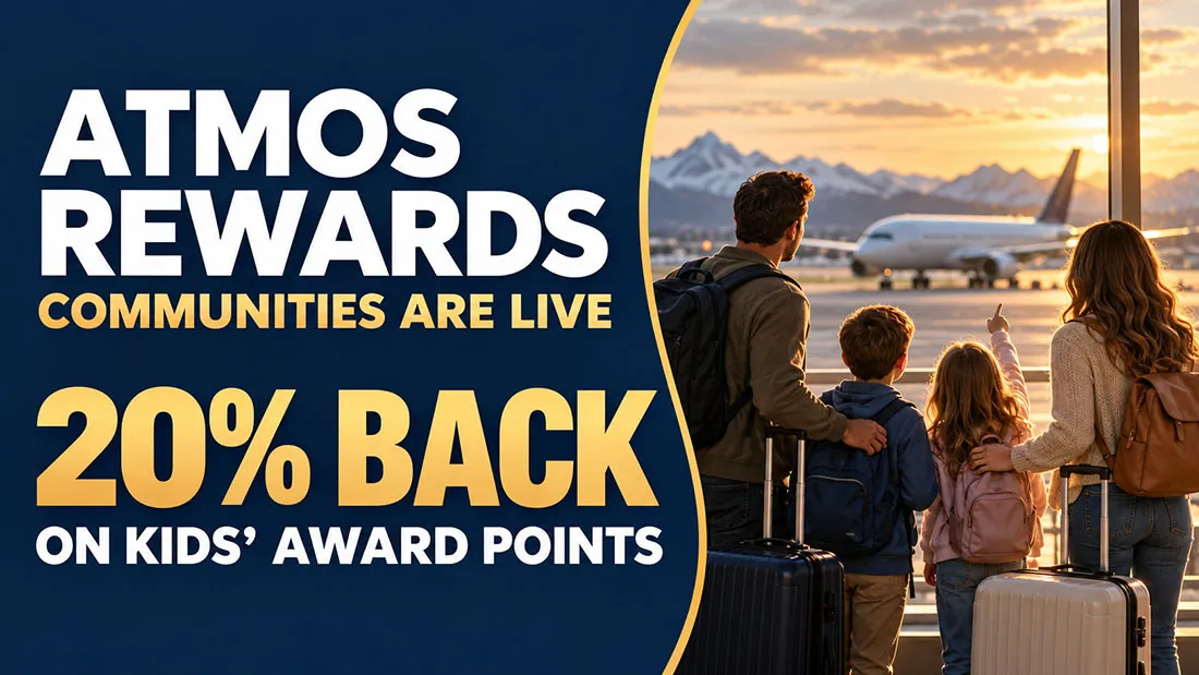 Alaska's Atmos Rewards Communities Are Live. Families Get 20% of Kids' Award Points Back.