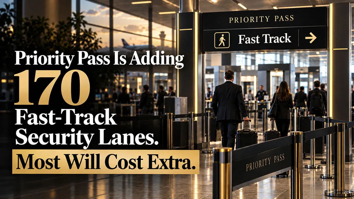 Priority Pass Is Adding 170 Fast-Track Security Lanes. Most Will Cost Extra.