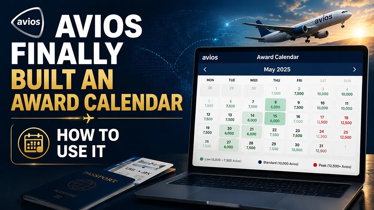 Avios Finally Built an Award Calendar — Here's How to Use It (And What It Can't Do)