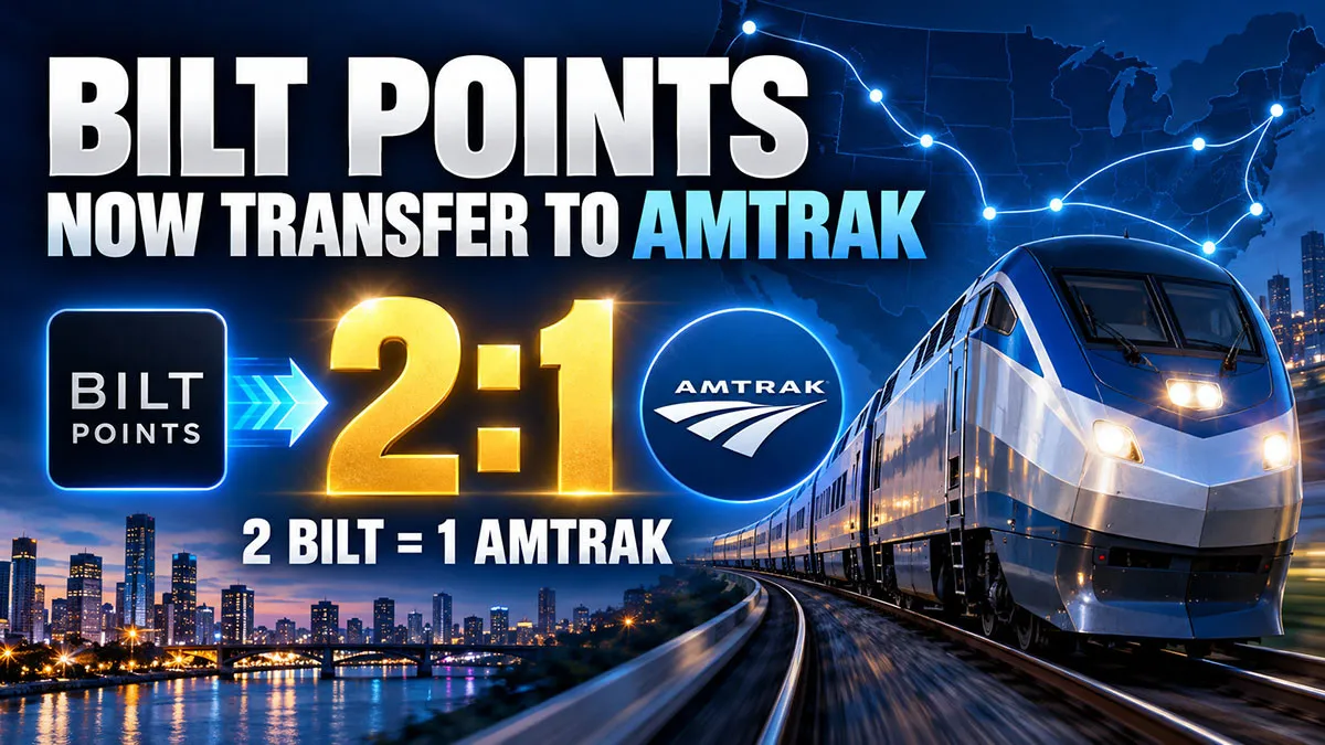 Bilt Points Now Transfer to Amtrak at 2:1. Run the Math Before You Move Any.
